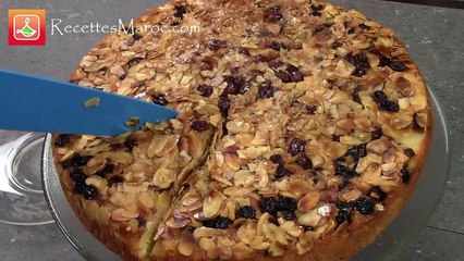 Gâteau Renversé aux Poires - Upside Down Pear Cake -  كيكة الإجاص المقلوبة
