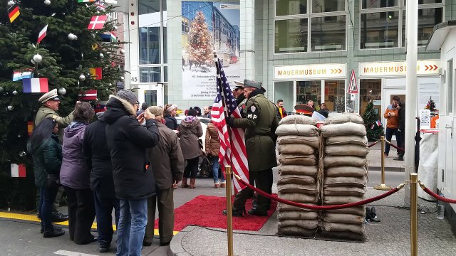 Checkpoint Charlie, Berlin 5 grudnia 2015 r.