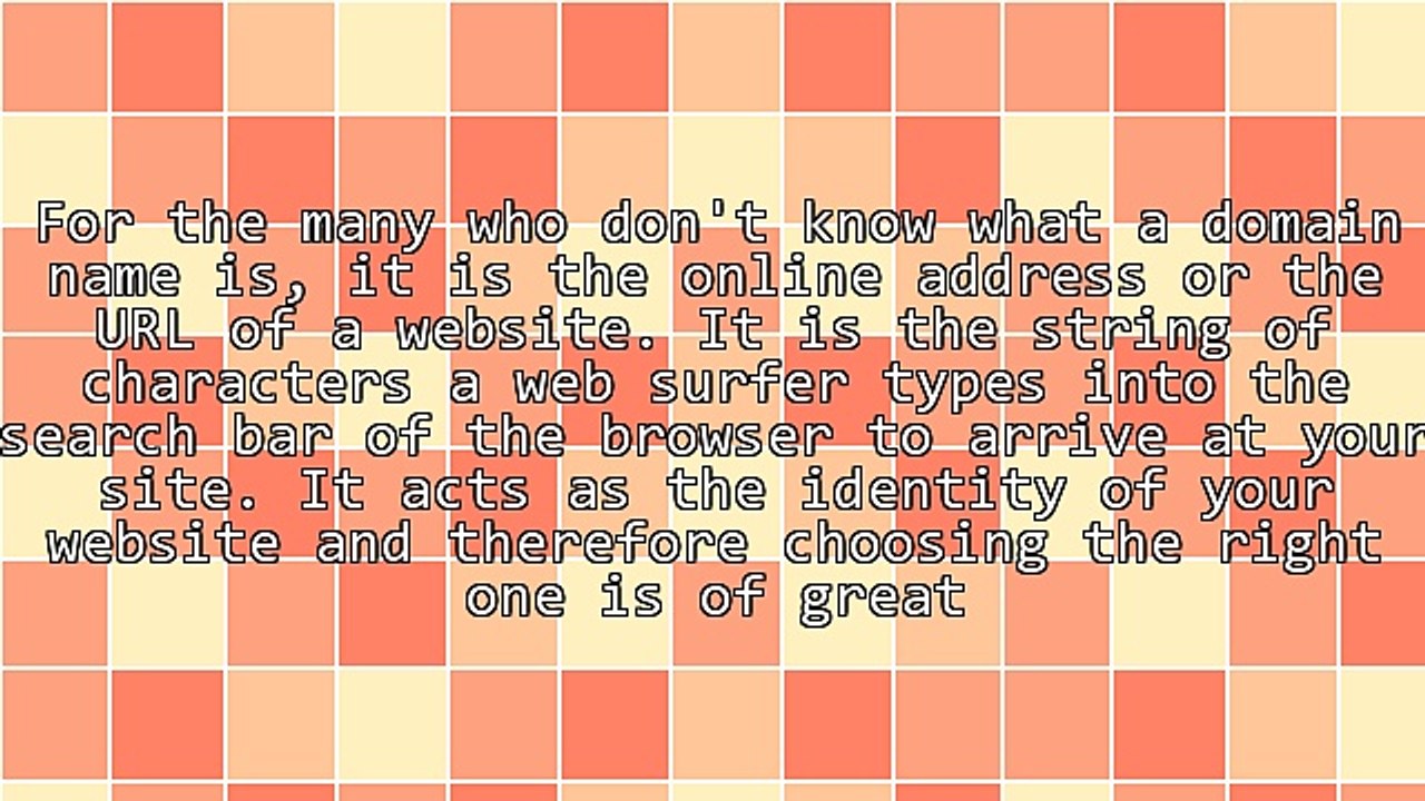 How To Pick A Domain Name - 8 Tips