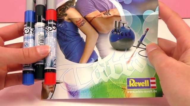 Tattoo Set Orbis Revell – Modèles de tatouages – Décorer son corps soi même Unboxing Franç