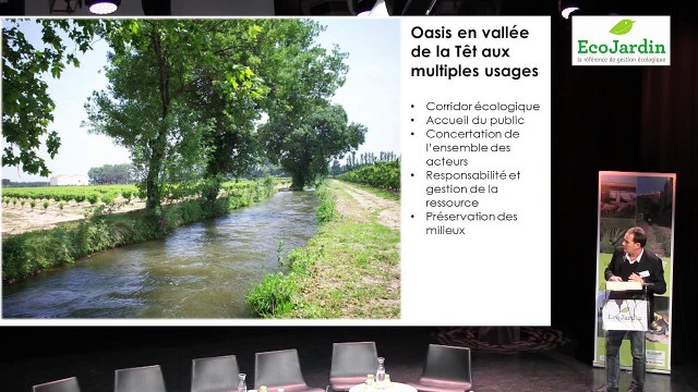 Label EcoJardin (2016) Marc BARADAT, responsable de division de la Ville de Perpignan (66) – La gestion écologique le long du canal de Perpignan