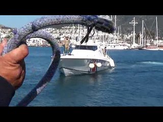 Bodrum'da kaçak teknesi battı