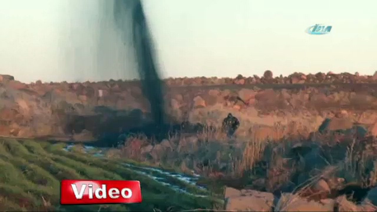 Tarladan petrol fışkırdı!