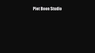 Download Piet Boon Studio Ebook Free