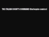 Download THE ITALIAN COUNT'S COMMAND (Harlequin comics)  EBook