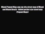 PDF Miami Popout Map: pop-up city street map of Miami and Miami Beach - folded pocket size