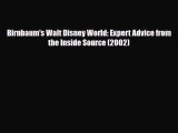 PDF Birnbaum's Walt Disney World: Expert Advice from the Inside Source (2002) Ebook