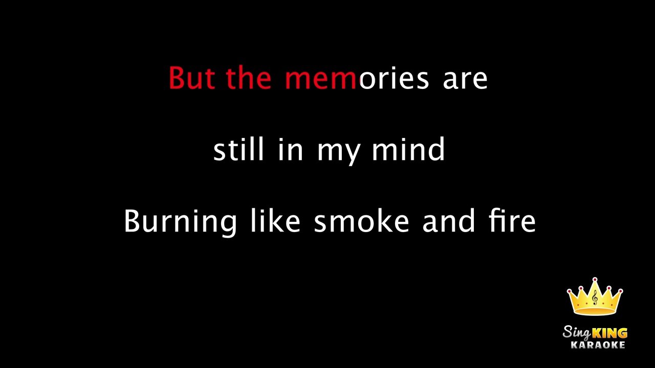 Sabrina Carpenter - Smoke And Fire KARAOKE / INSTRUMENTAL