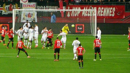 13/03/16 : SRFC-OL : coup-franc Dembélé