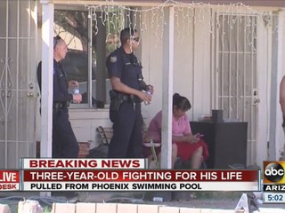 FD: Toddler critical after near-drowning