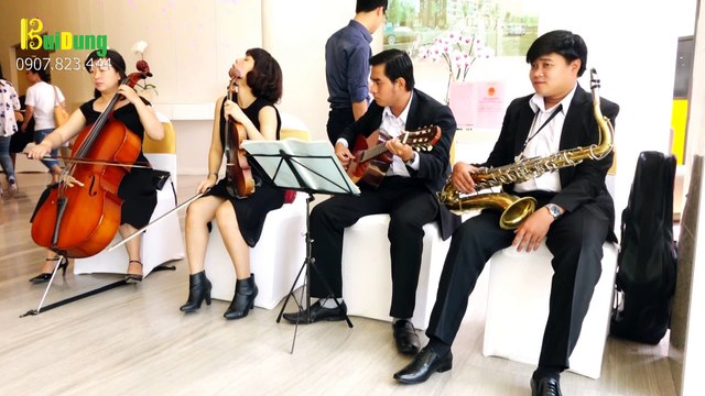 Ban Nhạc Tứ Tấu Biển Diễn Ở Masteri Thảo Điền - 0907.823.444