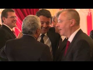 Descargar video: Parigi - Renzi alla riunione dei capi di Stato e di Governo progressisti all’Eliseo. (12.03.16)