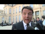 Parigi - Renzi alla riunione dei capi di Stato e di Governo progressisti (12.03.16)