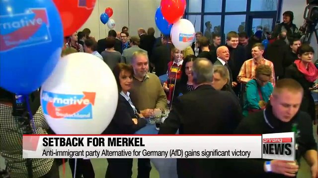 Merkel's CDU suffers setback in German elections