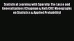 Read Statistical Learning with Sparsity: The Lasso and Generalizations (Chapman & Hall/CRC