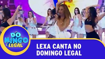 Lexa canta seu sucesso "Para de Marra" no Domingo Legal!