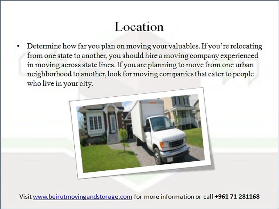 How to choose the Best Relocation Company in Beirut, Lebanon