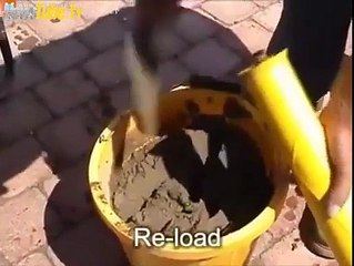 Ce ciment remplissage arme bon usage !