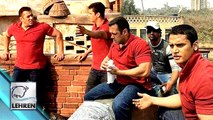 Salman Khan On Sultan Sets With Body Double