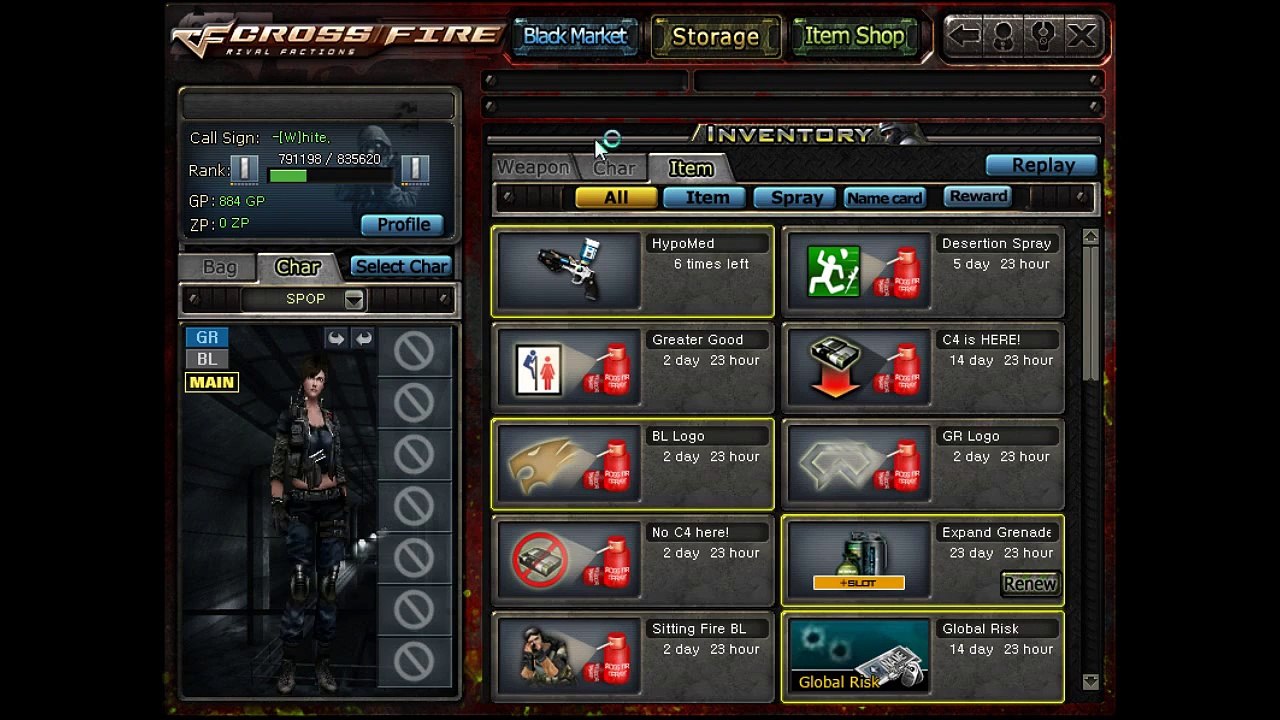 Buy Sell Accounts - My Crossfire Account Look Through