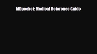 Download MDpocket: Medical Reference Guide PDF Book Free