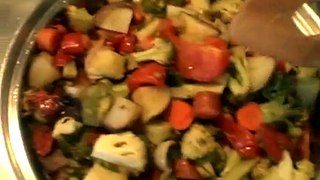 Campfire Cooking #17- Fire roasted Vegetables Round 4