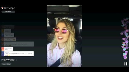 (periscope) Emma Slater - March 13, 2016