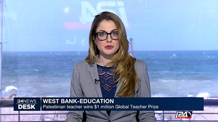Palestinian teacher wins $1 million Global Teacher Prize