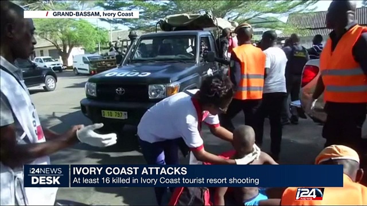 At least 16 killed in Ivory Coast tour at resort shoting