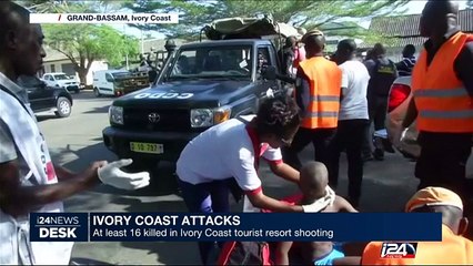 At least 16 killed in Ivory Coast tour at resort shoting