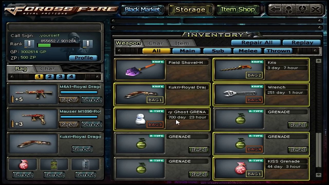Buy Sell Accounts - The best crossfire account ever