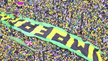 1,4 millones de brasileños gritaron “Fora Dilma” en Sao Paulo