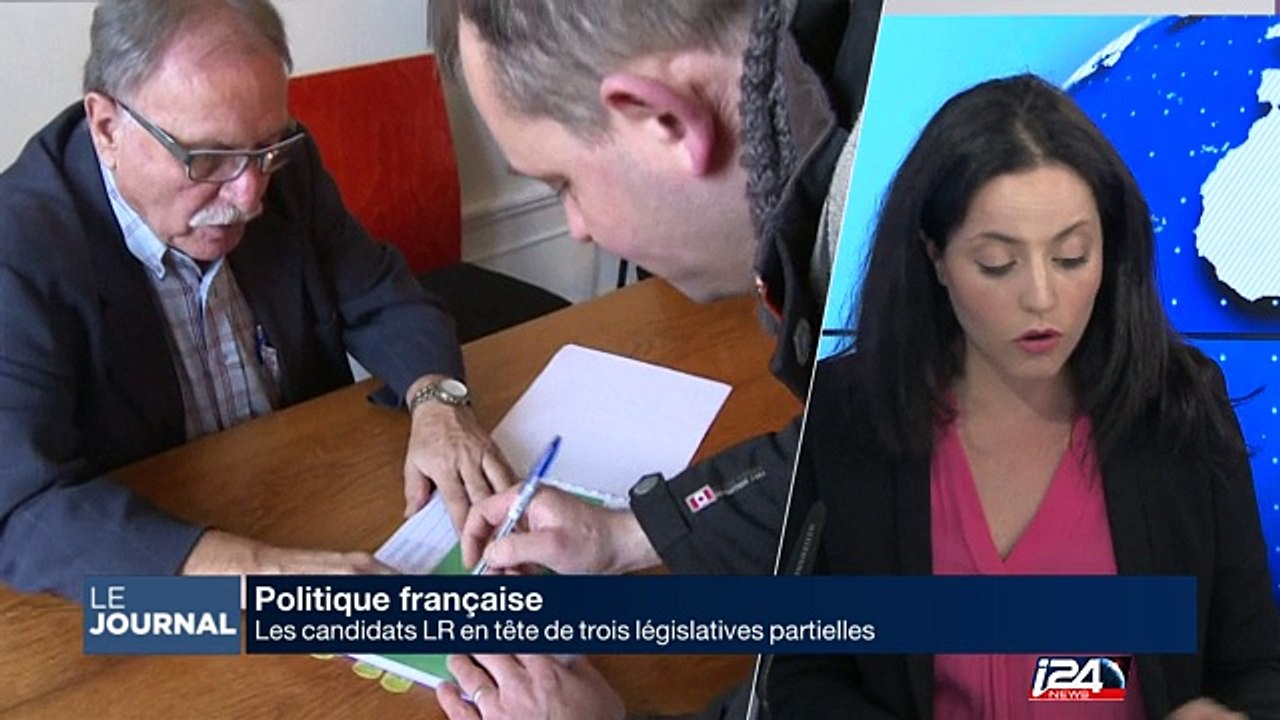 Les candidats LR en tête des trois législatives partielles en France