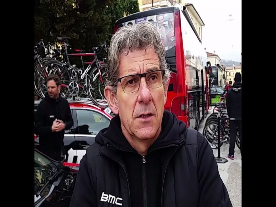 Interview de Valerio Piva directeur sportif BMC avant la 6e étape de Tirreno