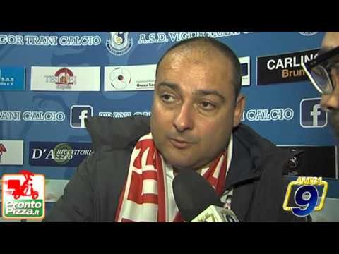 Vigor Trani - Barletta 1-2 | Post Gara Massimo Pizzulli - Allentaroe Barletta