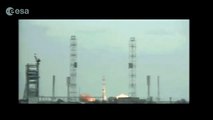 Liftoff of ExoMars on a Proton-M rocket from Baikonur