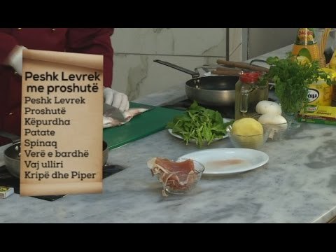 Receta e Ditës, Peshk Levrek me proshutë - Ora News - Të parët për lajmin e fundit