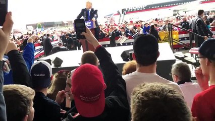 Tentative d'attaque d'un protestataire contre Donald Trump lors de son meeting à Dayton