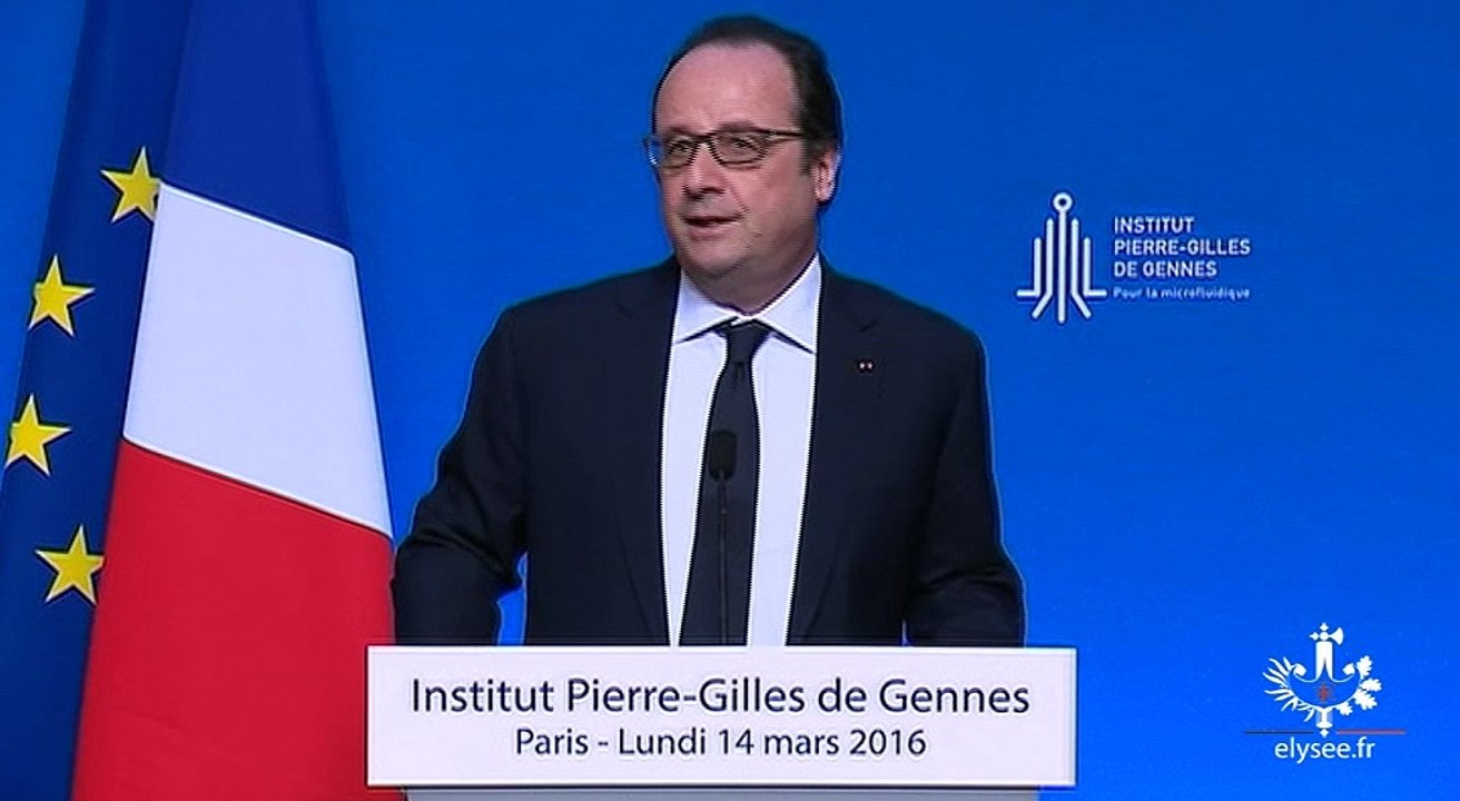 Discours d'inauguration à l’Institut Pierre-Gilles de Gennes