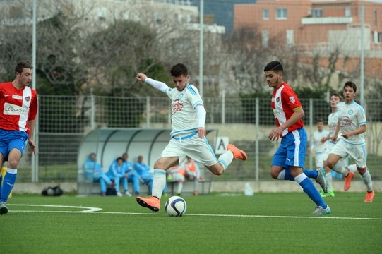 U17 National - OM 4-0 Béziers : le but de Mathieu Buech (80e)