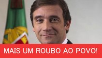 Mais uma vergonha que está a chocar os portugueses! A nova roubalheira Relvas Coelho: Novo roubo é inconstitucional!