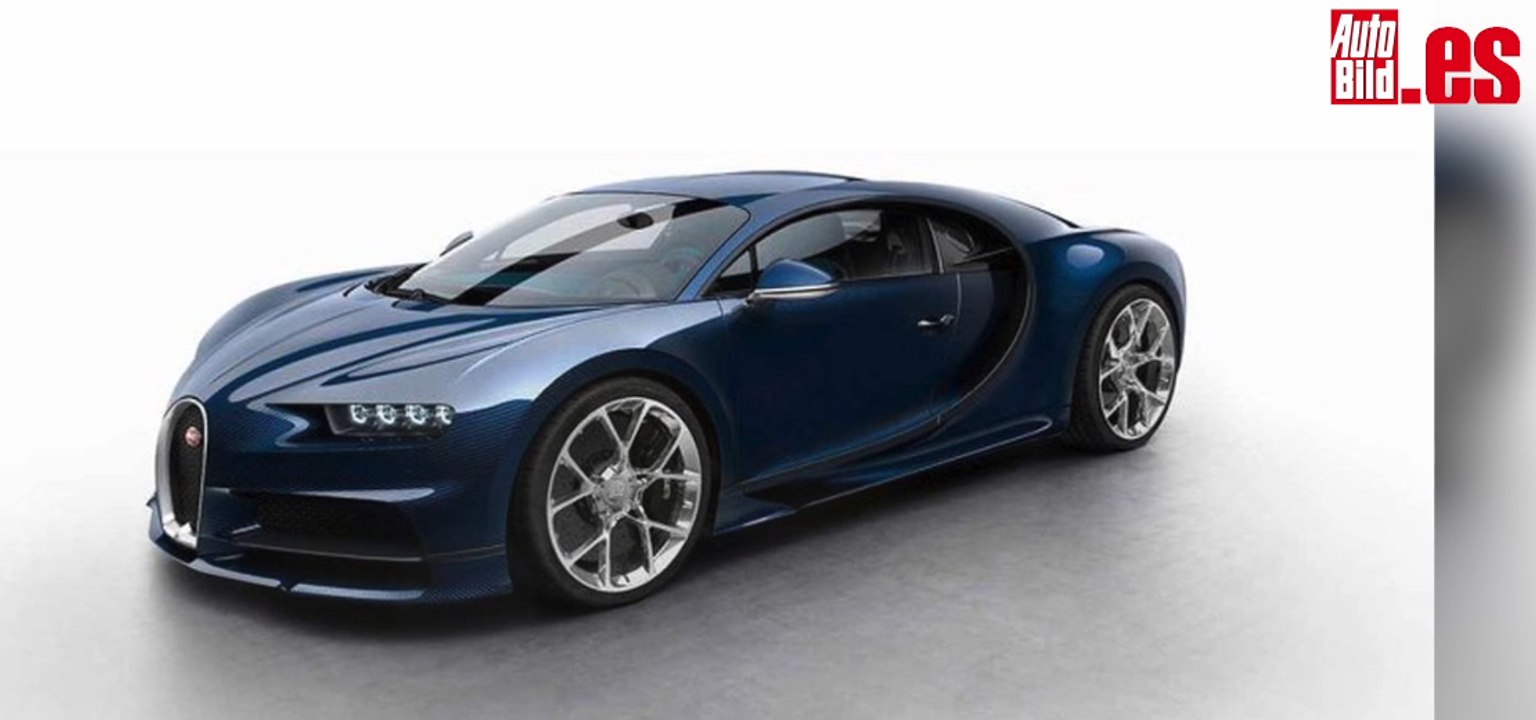 Bugatti Chiron en varios en colores, ¿cuál es el tuyo?