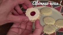 Biscuits Sablés à la Confiture - Shortbread Biscuits with Jam - حلوى الصابلي بمربى المشمش