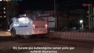 Cizre'de ilginç polis anonsu (16 Mart 2014)