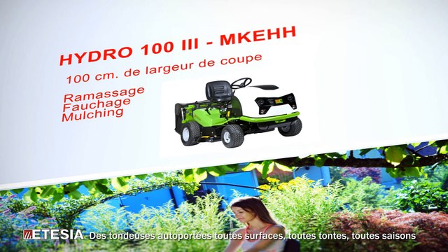 Gamme de tondeuses professionnelles ETESIA 2016