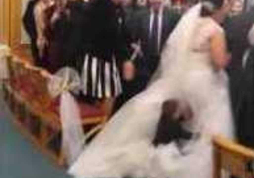 Boy Nearly Ruins Bride's Big Day