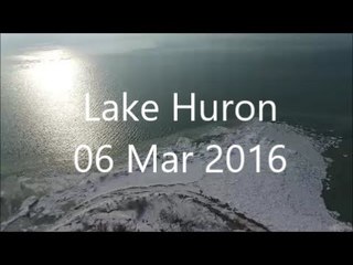 Drone Captures Stunning View of Lake Huron