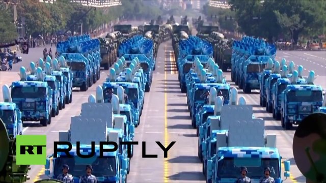 Parade militaire pour fêter le 70e anniversaire de la victoire chinoise lors de la Seconde Guerre mondiale