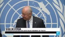 War in Syria: UN mediator de Mistura says talks are 'moment of truth'
