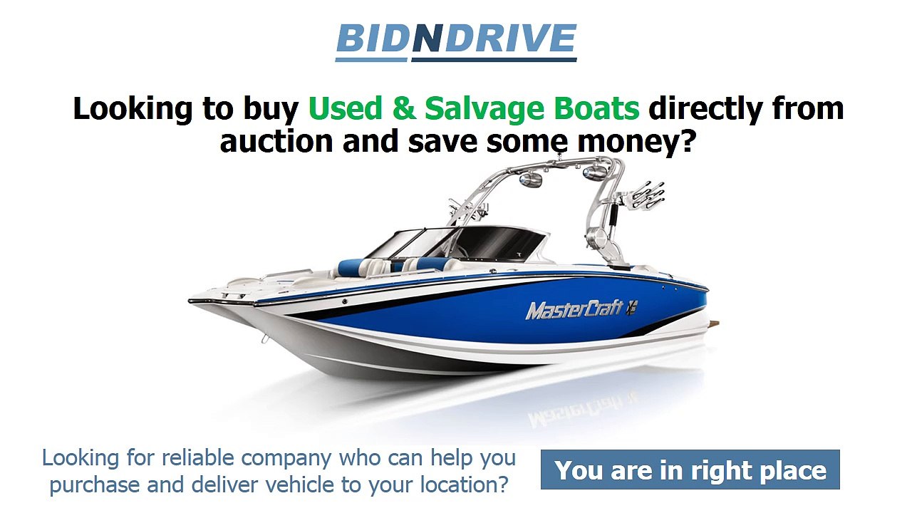 damaged boats for sale
